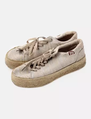 Mustang Zapato deportivo beige acordonado
