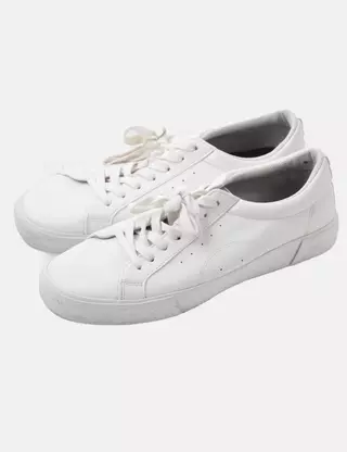 H&M Zapatilla blanca básica cordones