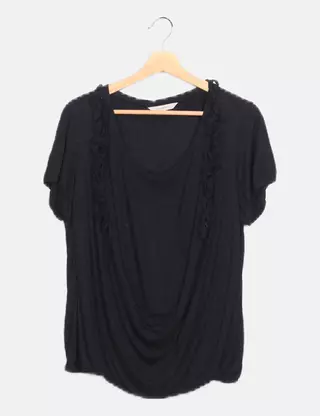 Polo manches longues rayé pour garçon Blanc - 14 ans - T