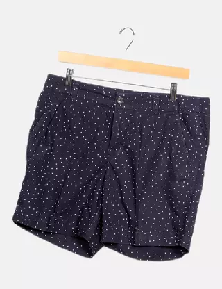 Pantacourt Turquoise Yessica Taille 40 - Coton, Coupe Droite, Occasion Très Bon état