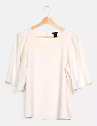 Chemisier Noir Femme Ann Taylor – Taille S, Neuf Avec étiquette – 66% Polyester, 34% Coton