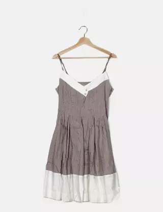 knee length dresses for ladies CREA CONCEPT New Linen Pocket/Bag – Colette & Juliette main image 0