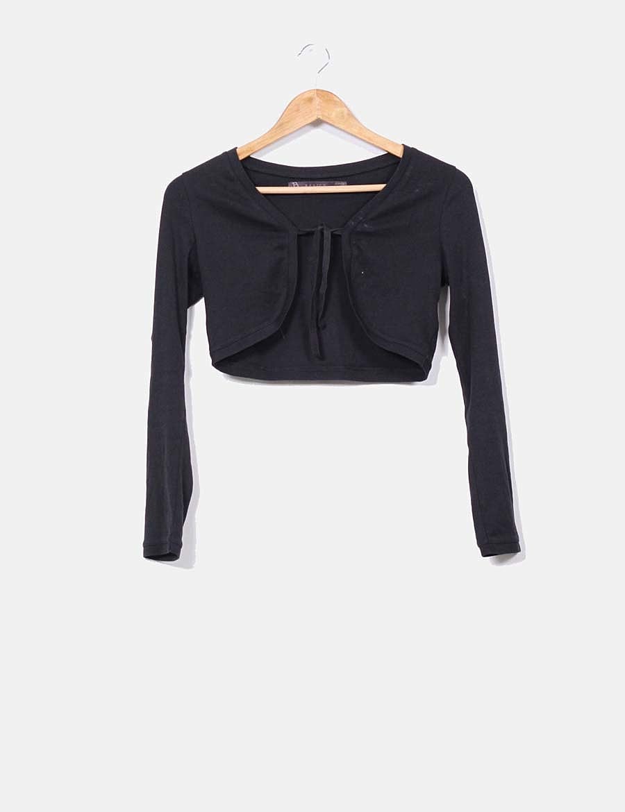 Zara Torera negra de punto (descuento 65 ) Micolet