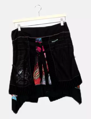 Jolie Jupe Noire Plissée LMV Taille 38 - Occasion En Très Bon état
