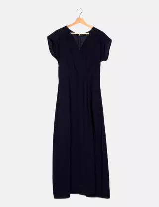 Robe longue plissée FILANTE NOIR - ETAM
